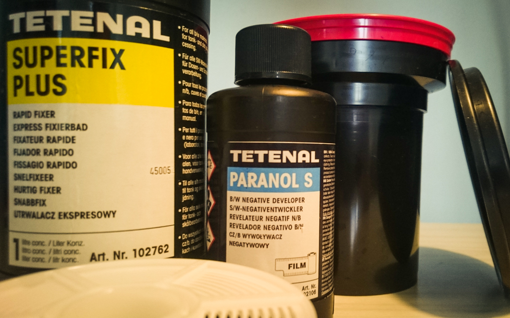 Chimie noir et blanc Tetenal